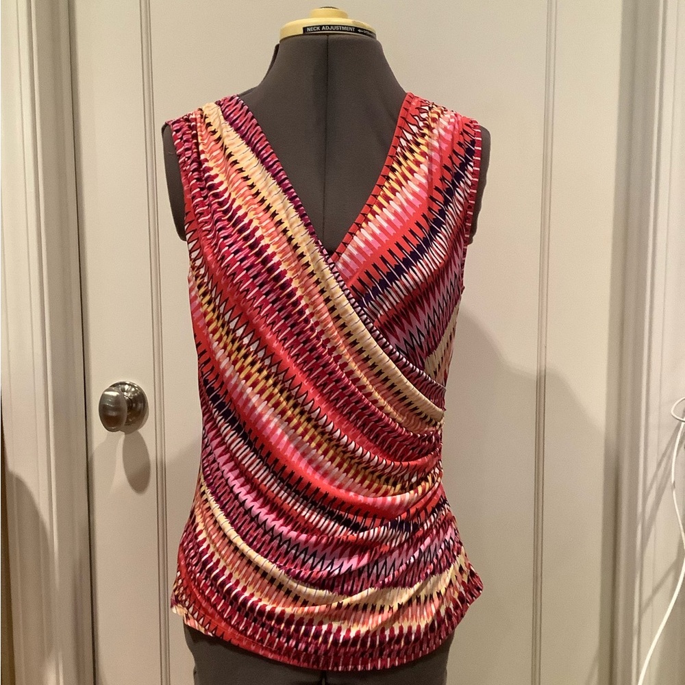 Euc Laundry by Shelli Segal faux wrap